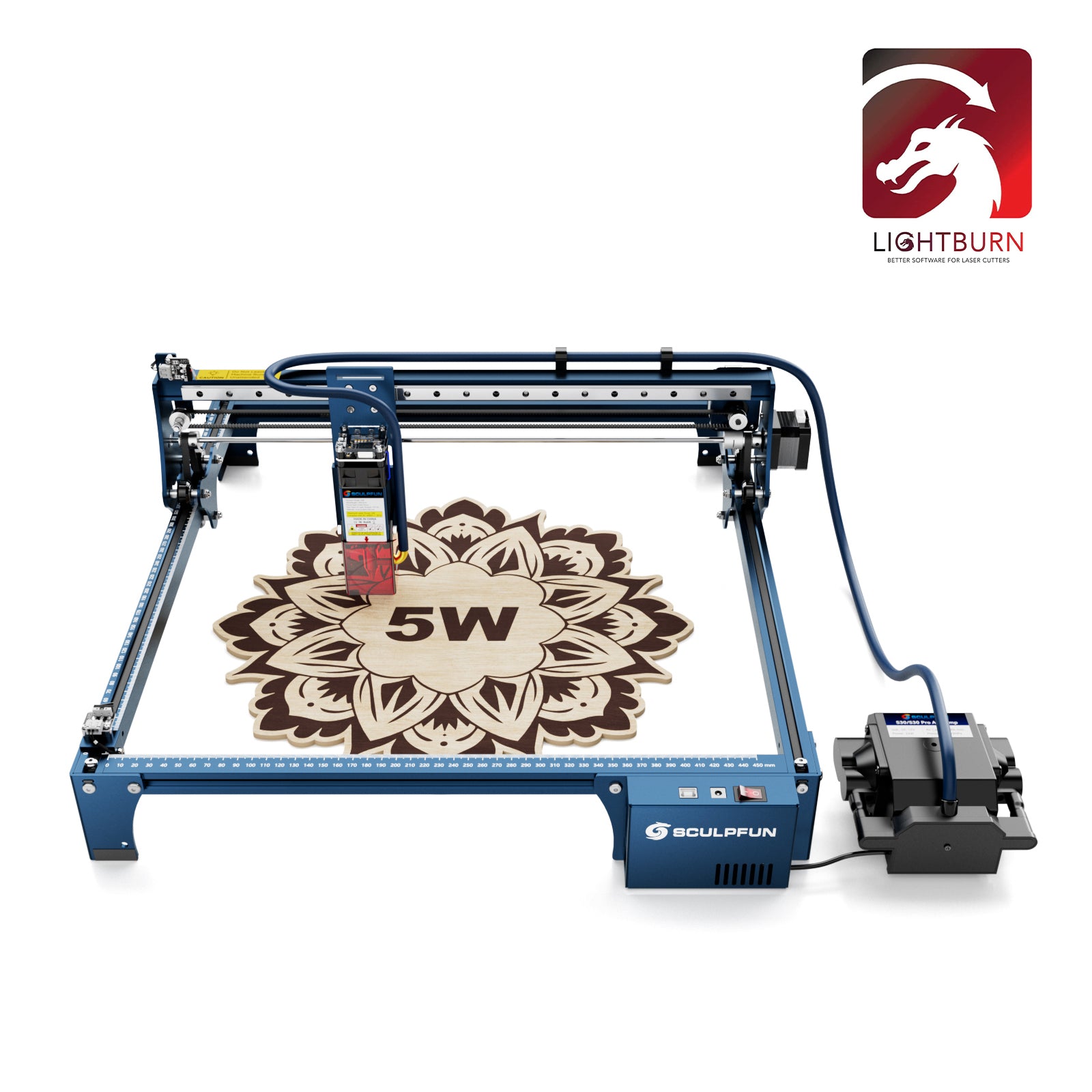 SCULPFUN S30 | Automatic Air-assist | Laser Engraver Machine 5W +