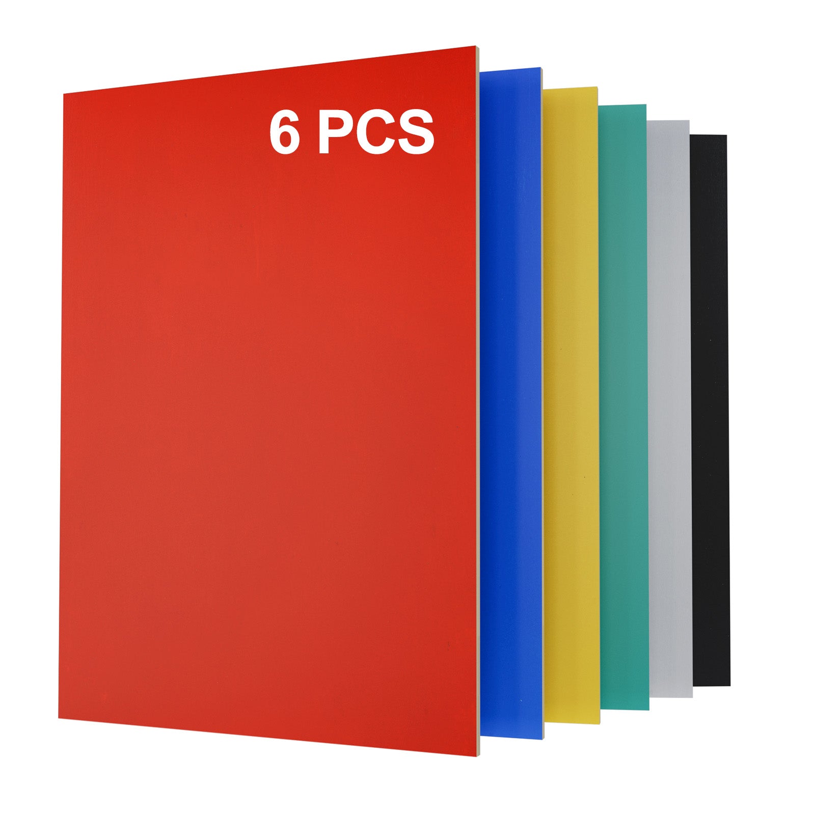 Multi Sheet Color Multi-Color Plywood Sheets – 6pcs A4 11.7