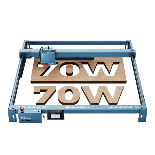 [Refurbished]SCULPFUN S70 MAX 70W Laser Engraver and Cutting Machine make up difference