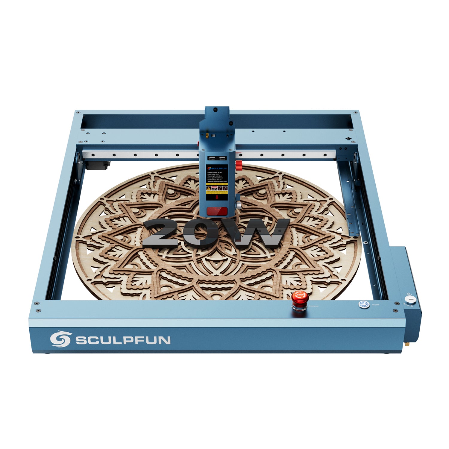 ブンブン US Clearance Sale] SCULPFUN SF-A9 20W Laser Engraver And Cutting