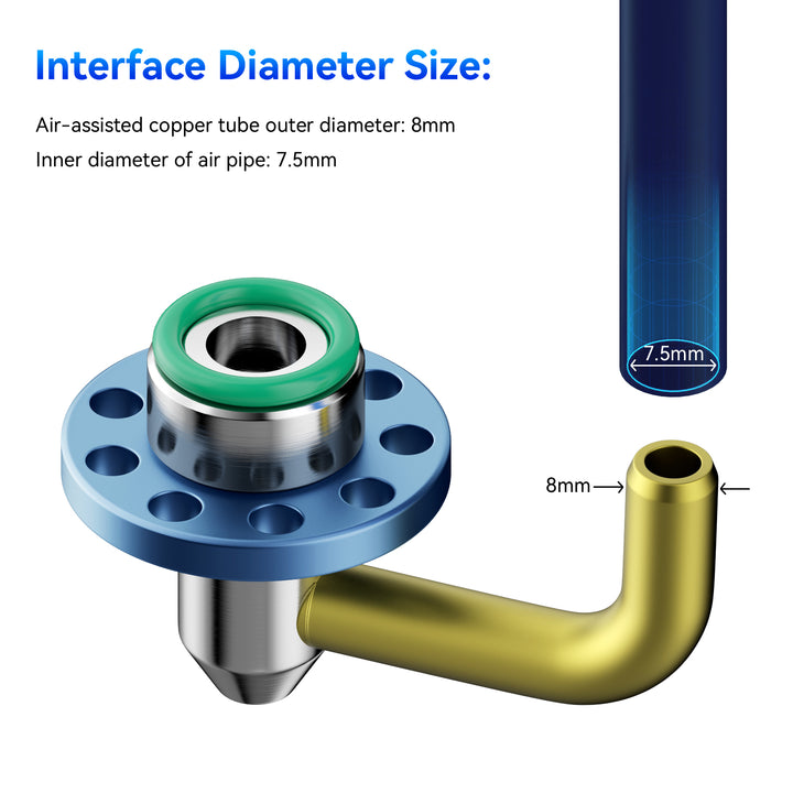 SCULPFUN S9 Air Assist Nozzle Kit, S9 laser graveermachine Perfecte SCULPFUN S9 Air Assist Nozzle Kit, S9 laser graveermachine Perfecte